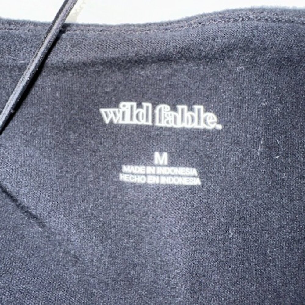 black wild fable bodysuit black